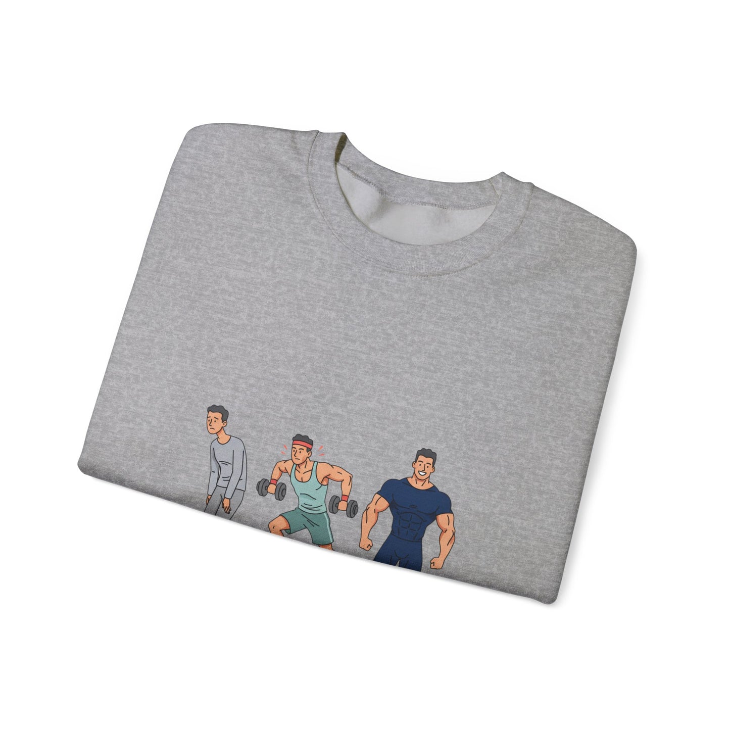 Hard Rock Motivational Sweatshirt | gothic wellness quote, metal font shirt